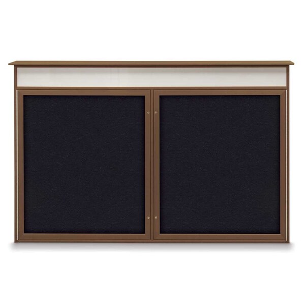Open Faced Traditional Rounded Corkboard